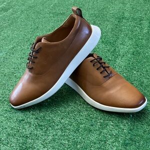 Express Tan Leather Men's Loafers